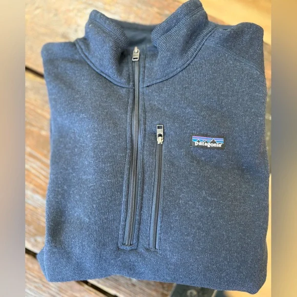 Patagonia Better Sweater 1/4 Zip Navy - Picture 1 of 4